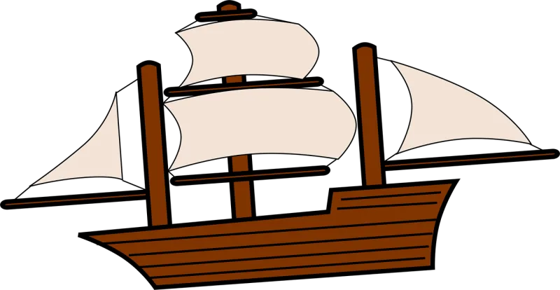 Sailing Ship Boat Stickdatei – Fahrzeuge