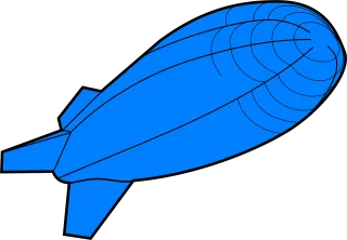 Zeppelin Hot air balloon Airship Stickdatei