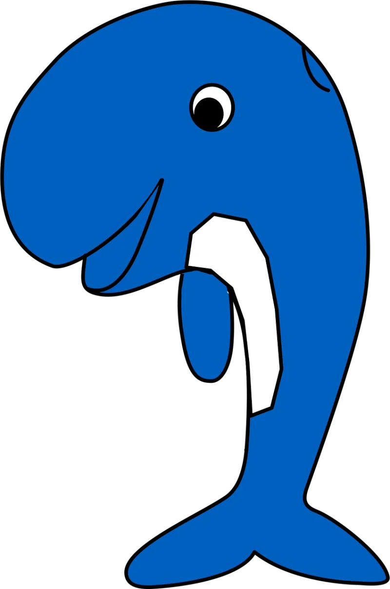 Whale Dolphin Leaping Stickdatei – Tiere