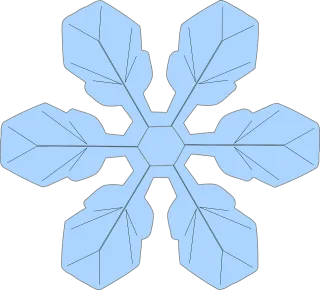 Snowflake Winter Ice crystal Stickdatei – Weihnachten