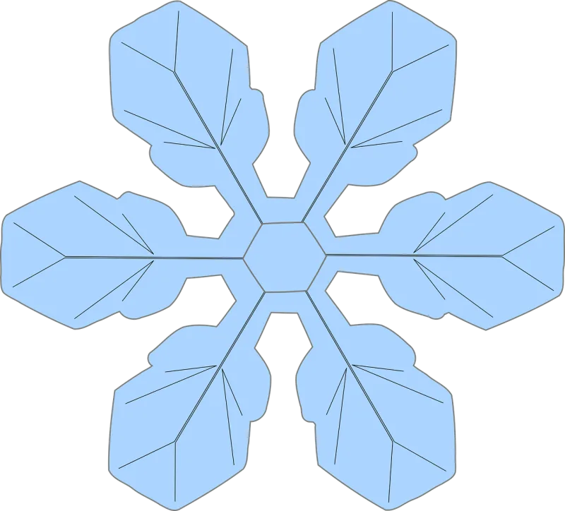 Snowflake Winter Ice crystal Stickdatei – Weihnachten