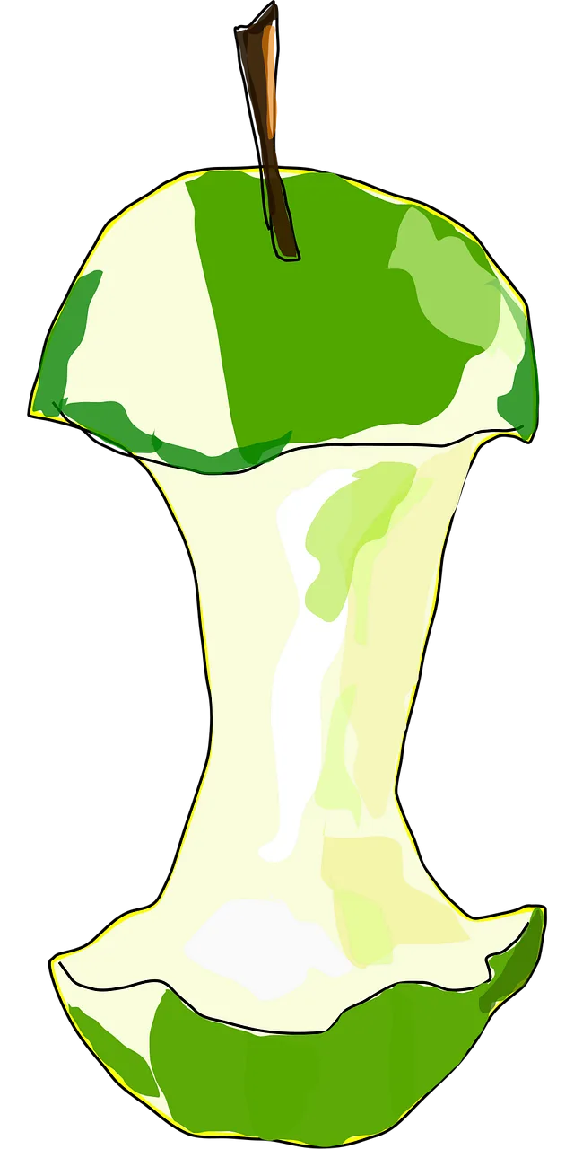 Apple Green Fresh Stickdatei – Essen & Trinken