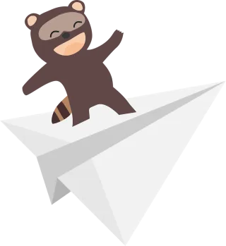 Autumn Paper airplane Imagination Stickdatei