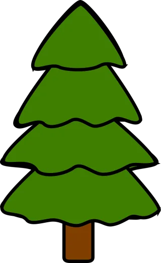 Tree Fir Pine Stickdatei