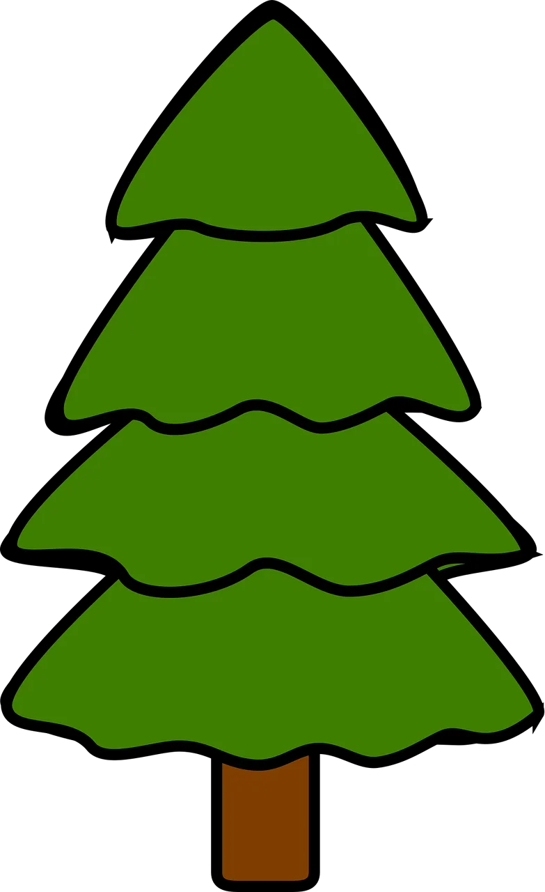 Tree Fir Pine Stickdatei – Natur
