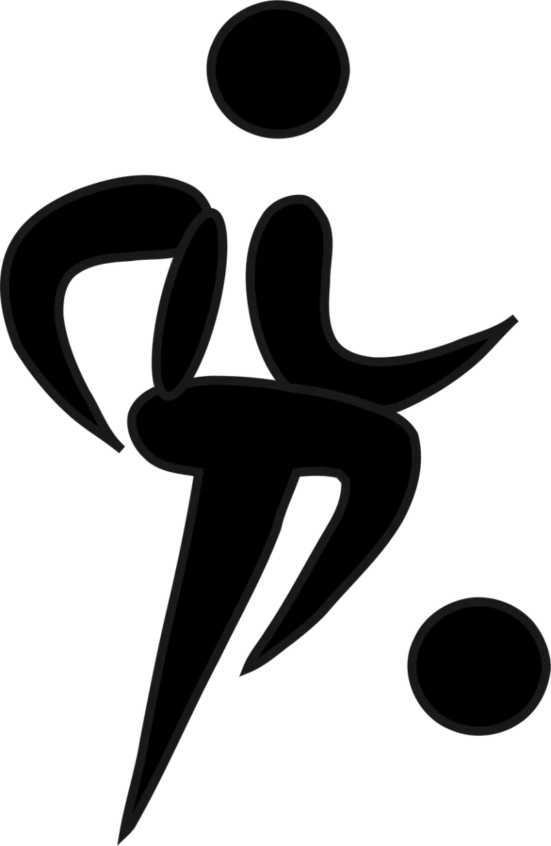 Football Sport Kicking Stickdatei – Sport