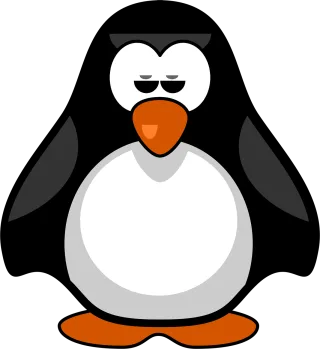 Penguin Bird Flightless Stickdatei – Tiere