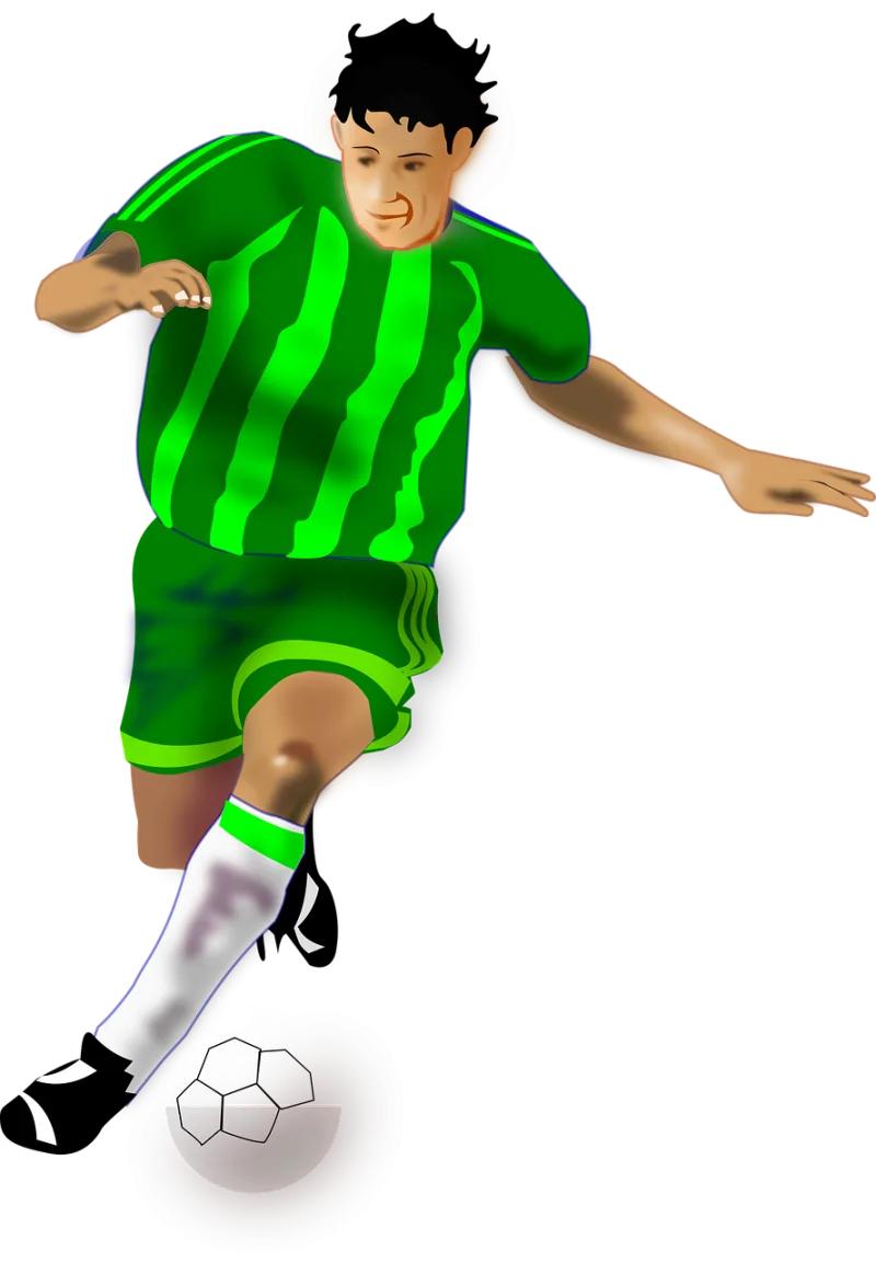 Soccer Player Football Stickdatei – Sport