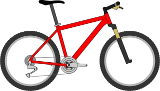 Bicycle Red Bike Stickdatei