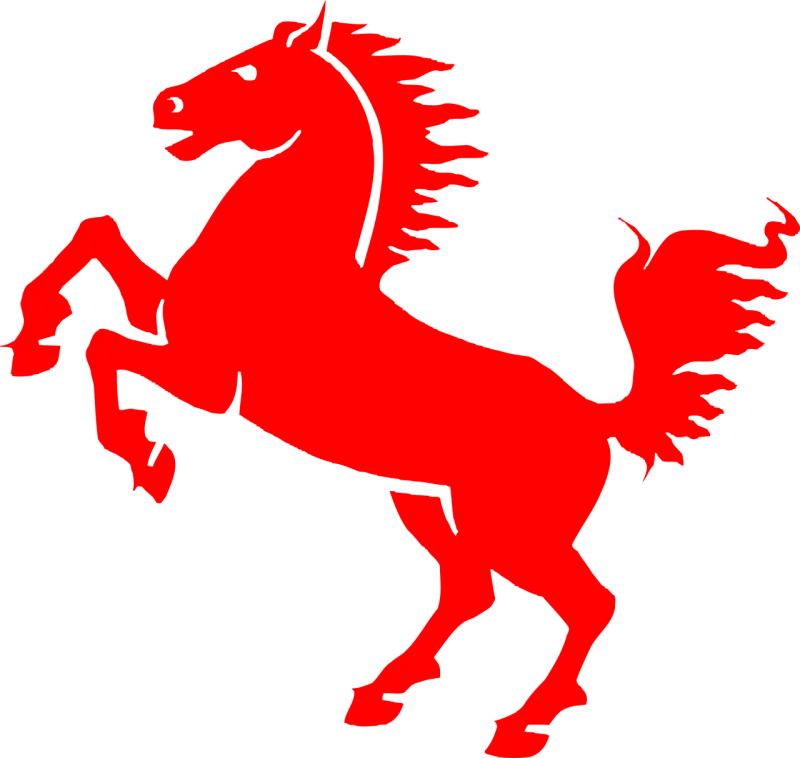 Horse Stallion Equestrian Stickdatei – Tiere