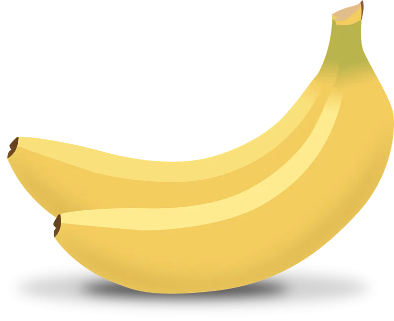 Bananas Fruits Pair Stickdatei – Essen & Trinken