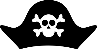 Pirate Hat Cap Stickdatei