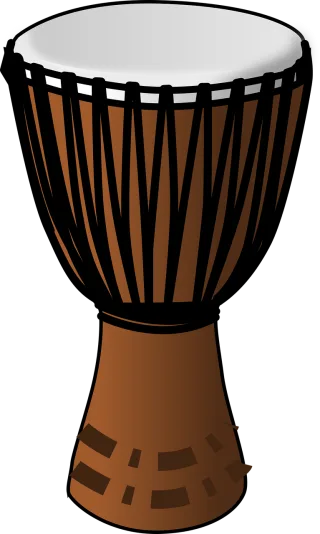 Drum African Wooden Stickdatei