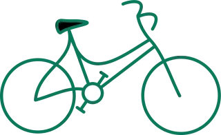 Bicycle Lady Cycle Stickdatei