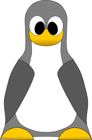 Tux Penguin Linux Stickdatei