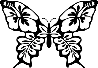 Butterfly Moth Insect Stickdatei