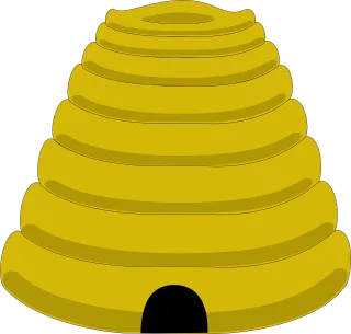 Beehive Bees Apiary Stickdatei