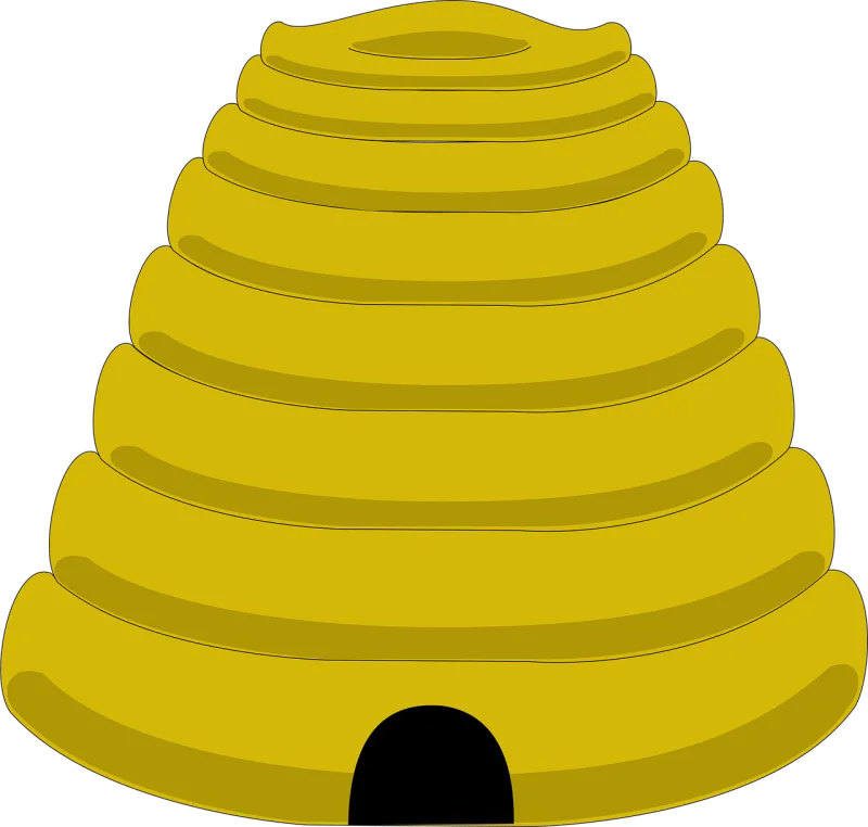 Beehive Bees Apiary Stickdatei – Tiere