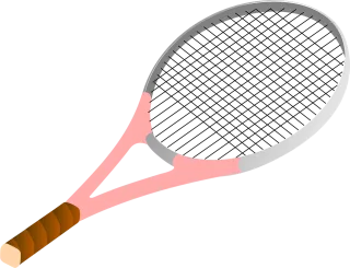 Tennis Racket Game Stickdatei