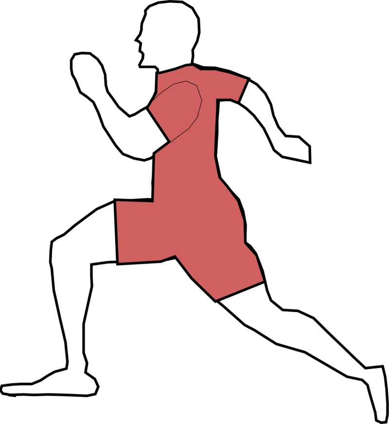 Man Running Male Stickdatei – Sport