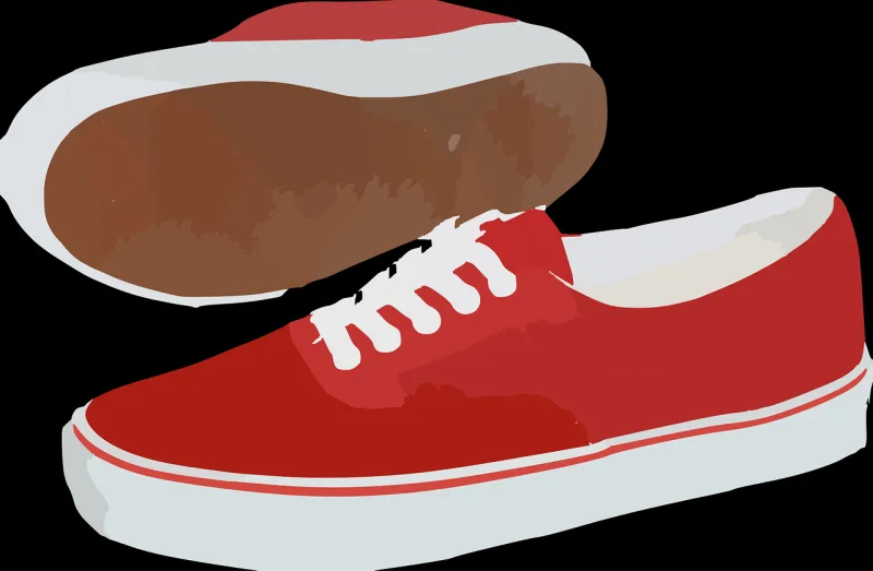 Tennis shoes Red Running Stickdatei – Sport