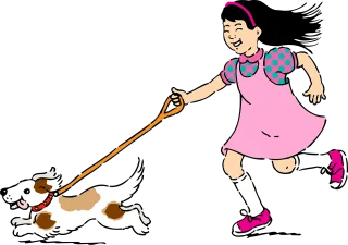Pet Pets Girl Stickdatei