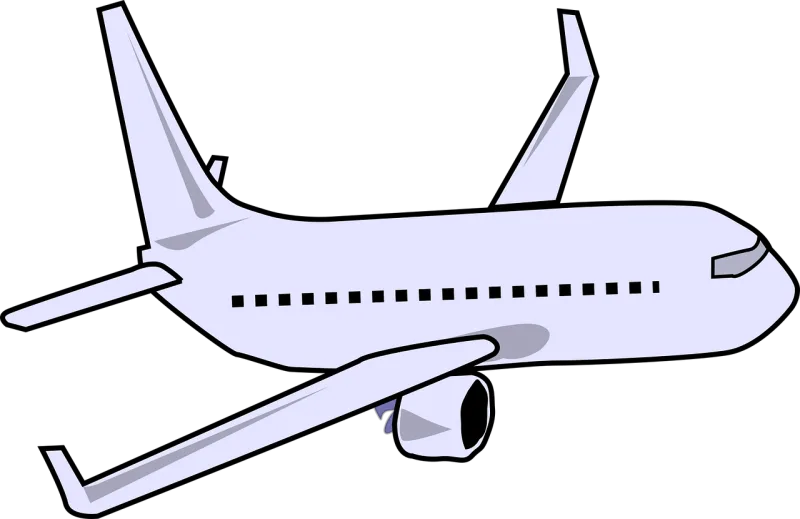 Airplane Travel Journey Stickdatei – Fahrzeuge