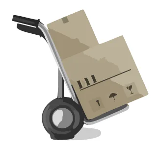 Moving Box Relocation Stickdatei