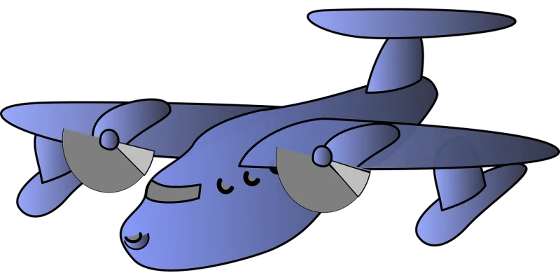Plane Airplane Sea plane Stickdatei – Kinder