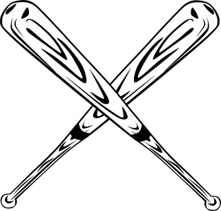 Baseball bats Baseball Crossed Stickdatei