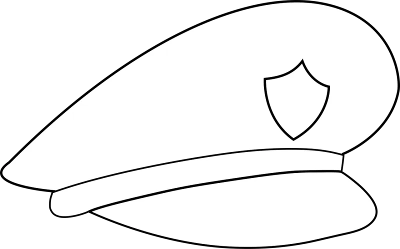 Police hat Police cap Shield Stickdatei – Musik