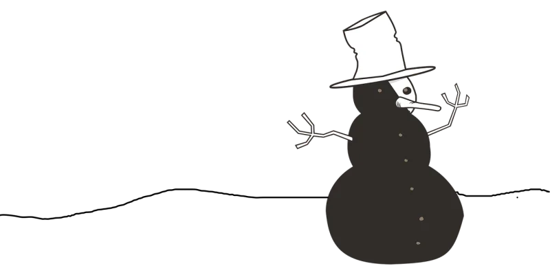 Snowman Top hat Winter Stickdatei – Weihnachten