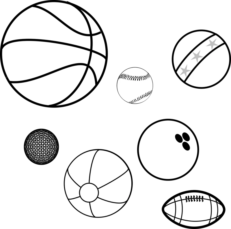 Balls Sports balls Game balls Stickdatei – Sport