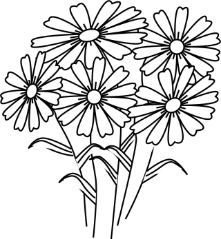 Flower Flower background Daisies Stickdatei
