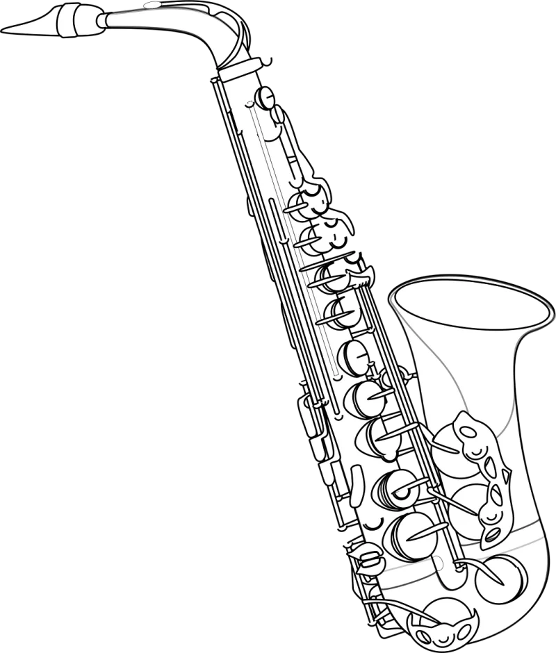 Saxophone Jazz Musical instrument Stickdatei – Musik
