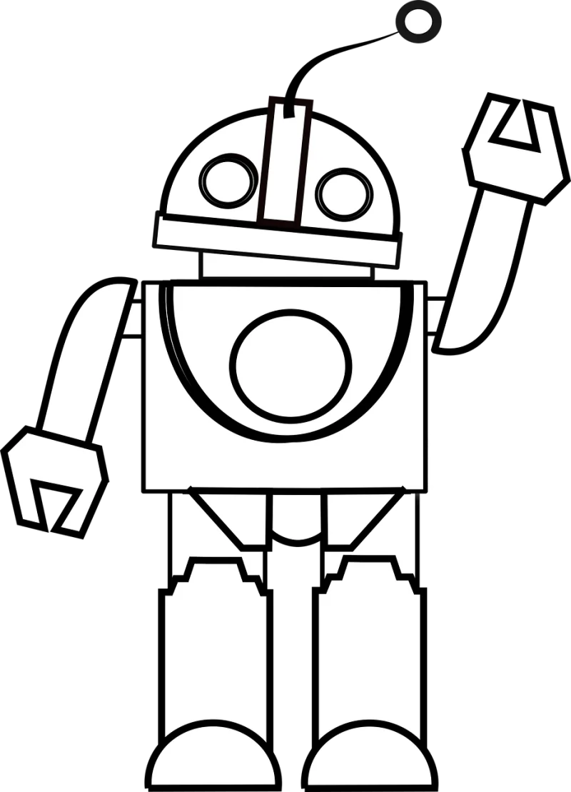 Robot Machine Technology Stickdatei – Kinder