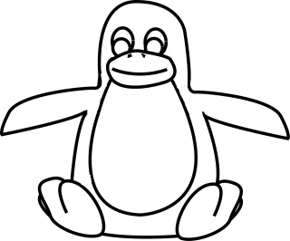 Penguin Flippers Antarctica Stickdatei