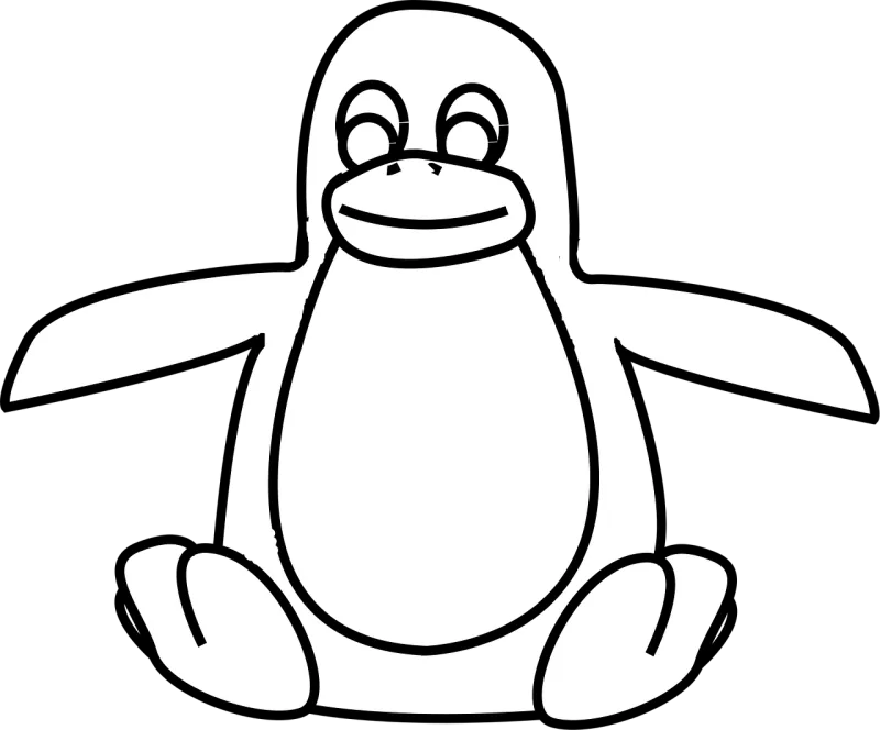 Penguin Flippers Antarctica Stickdatei – Tiere