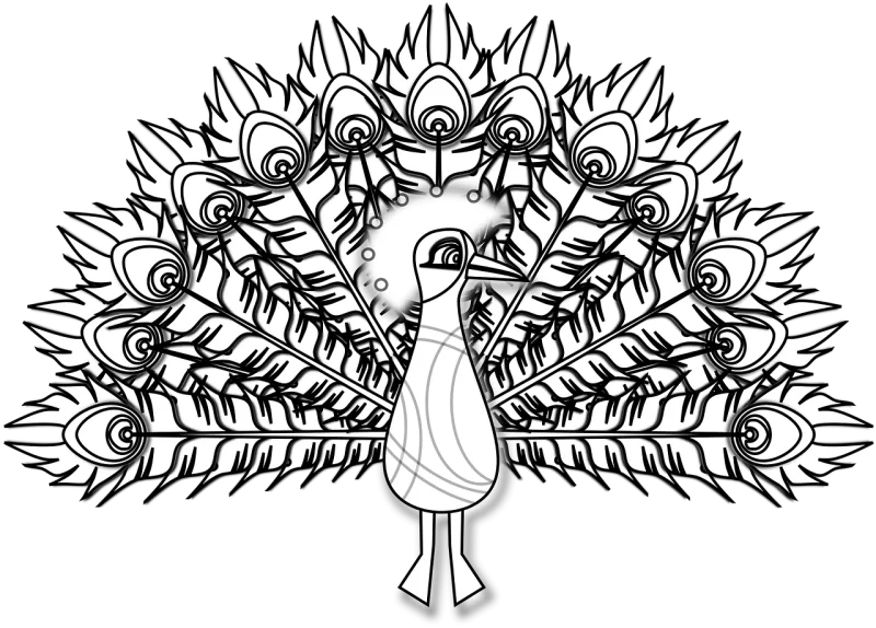 Peacock Bird Pheasant Stickdatei – Natur