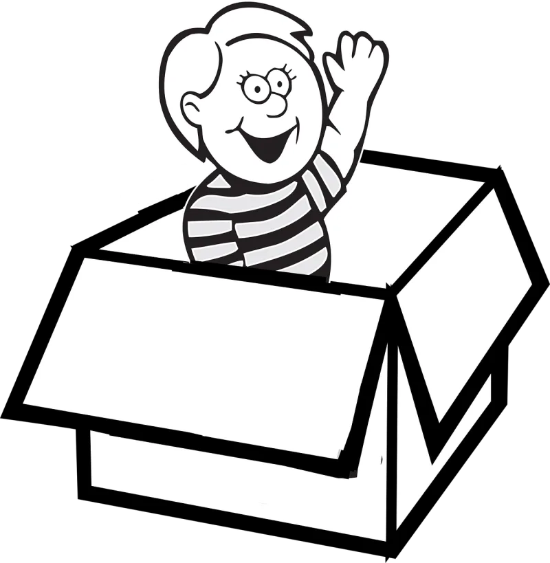 Boy Box Carton Stickdatei – Sport