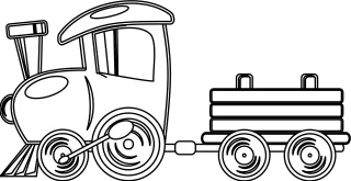 Train Travel Transportation Stickdatei