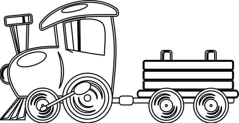 Train Travel Transportation Stickdatei – Fahrzeuge