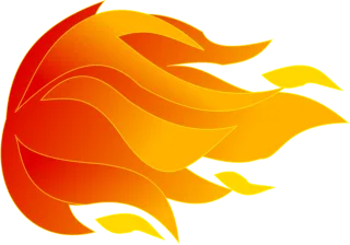 Fire Flame Hot Stickdatei