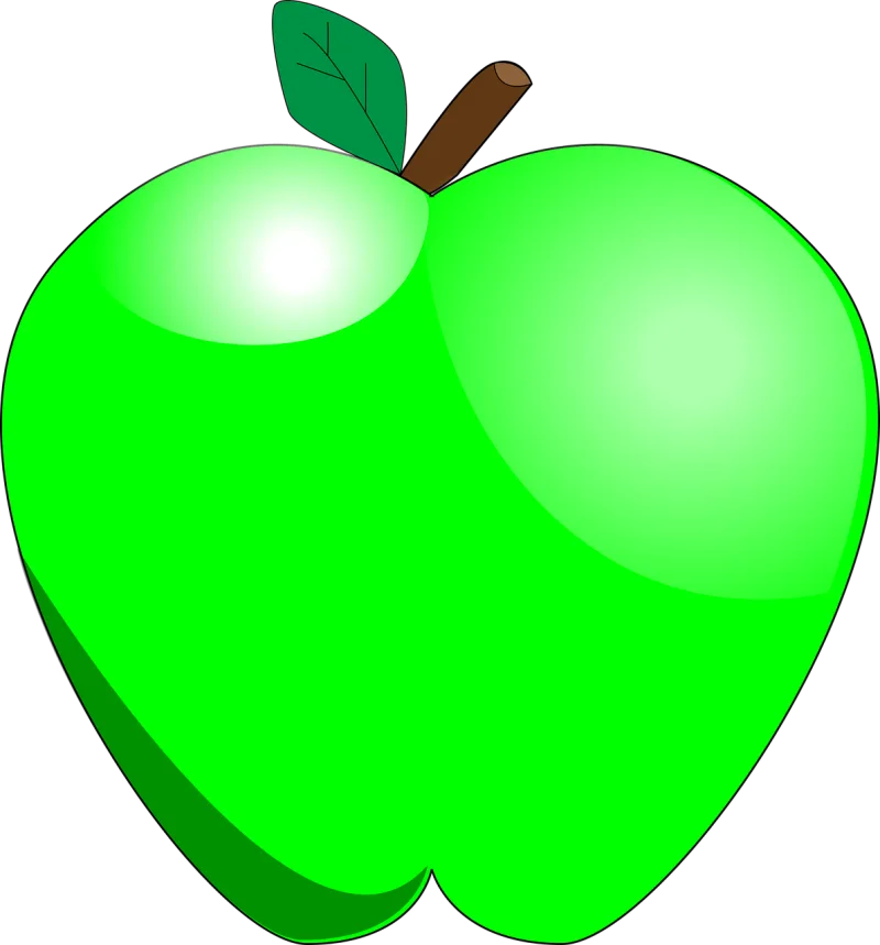Green apple Food Apple Stickdatei – Essen & Trinken