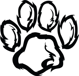 Paw Paw print Dog Stickdatei