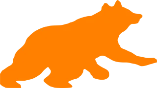 Bear Leaping Running Stickdatei