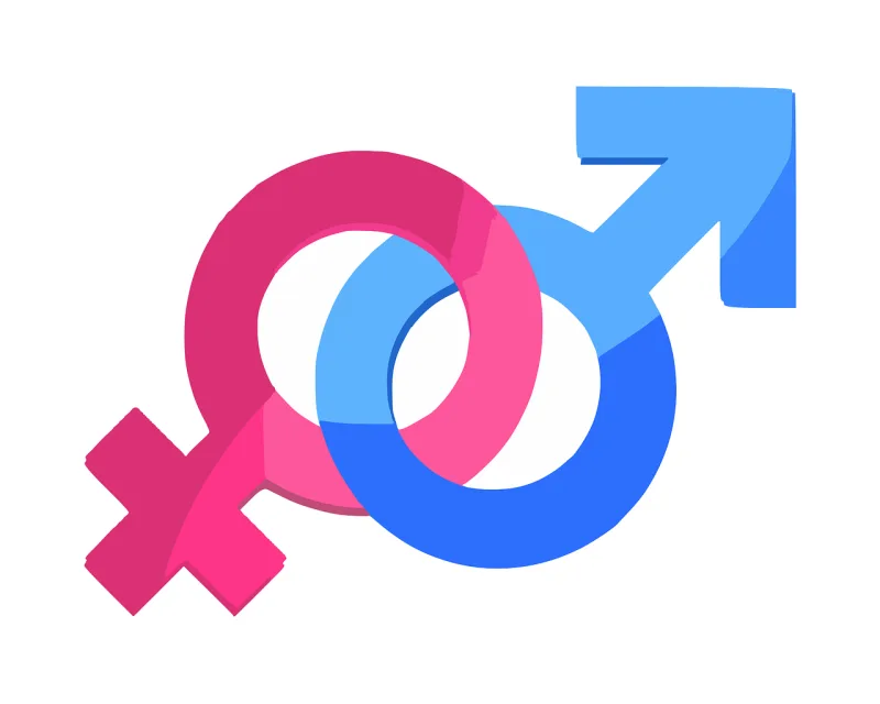 Gender Symbol Male Stickdatei – Herzen & Liebe