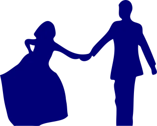 Man Woman Holding hand Stickdatei