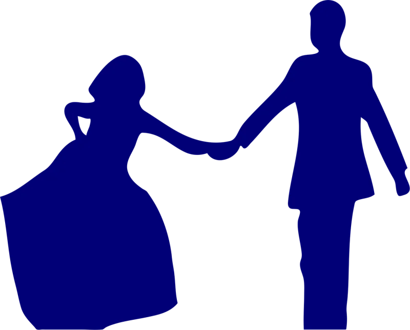Man Woman Holding hand Stickdatei – Herzen & Liebe