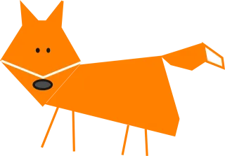 Fox Cute Animal Stickdatei